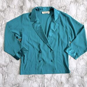 Victoria's Secret Gold Label vintage VTG women’s size small Pajama top blazer